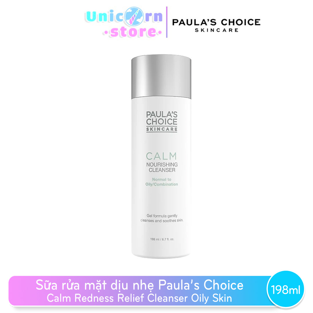Sữa rửa mặt dịu nhẹ Paula’s Choice Calm Redness Relief Cleanser Oily Skin