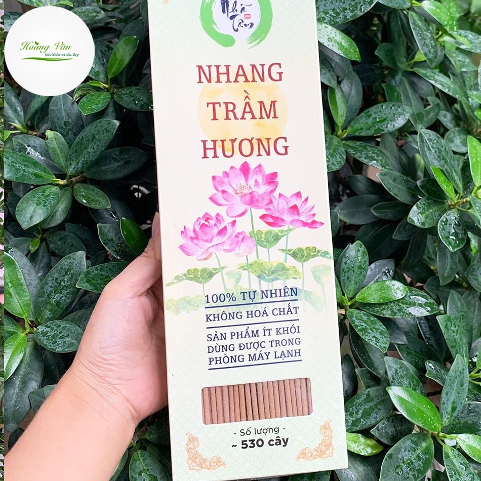 Nhang Trầm Hương Nhã Tâm - Nhang sạch tự nhiên 100% hương dịu nhẹ