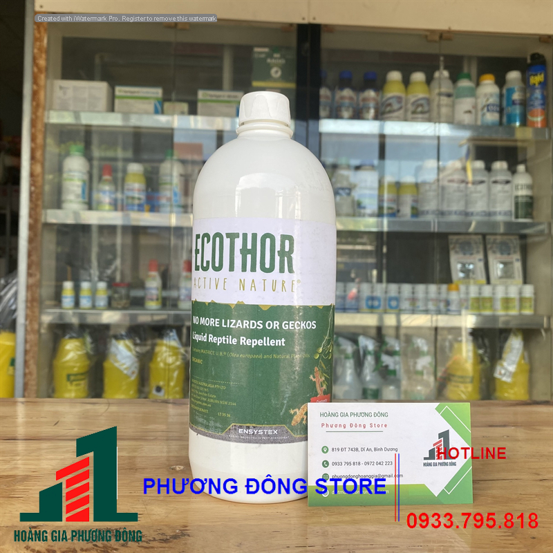 Thuốc diệt tắt kè Ecothor Lizards - xua thằn lằn, tắc kè dạng lỏng