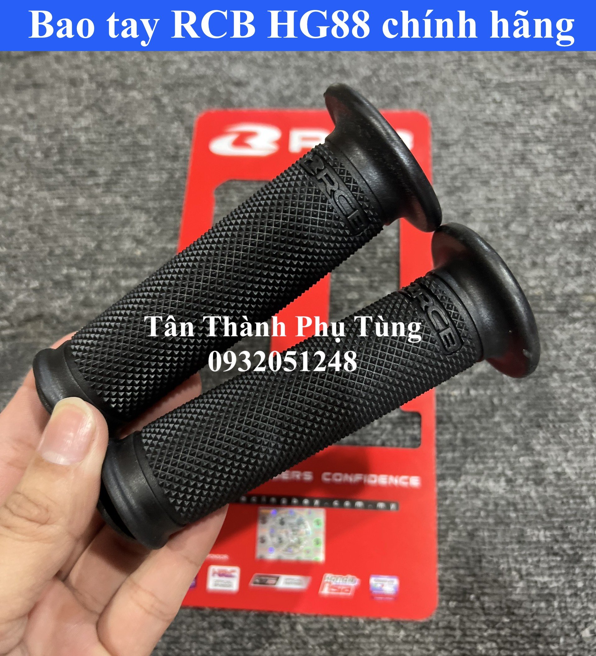 Bao tay RCB HG88 màu đen dành cho xe máy