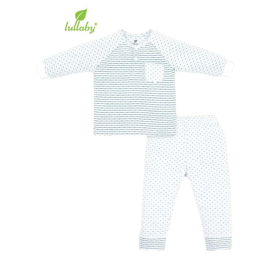 LULLABY - Bộ dài tay raglan thu đông Double face bé trai/bé gái NH2930-19NH04-18