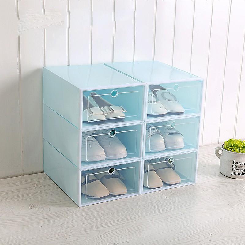 1 Hộp Nhựa Trong Suốt Đựng Giày Chống Bụi Chống Ẩm