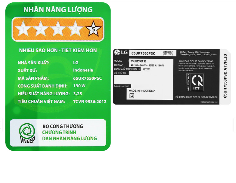 Smart Tivi LG 4K 65 inch 65UR7550PSC - Hàng chính hãng - Chỉ giao Hà Nội