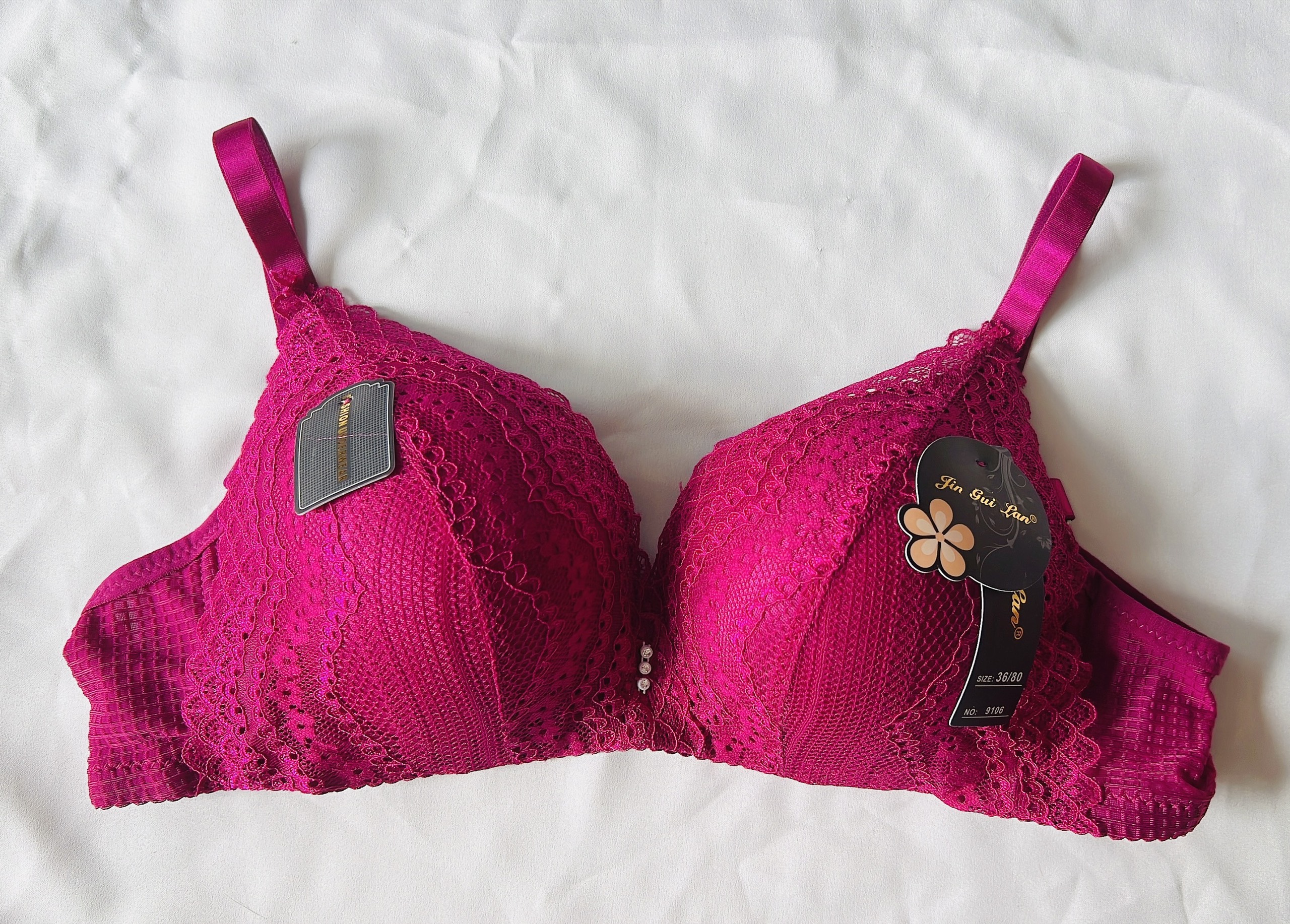 ÁO NGỰC REN KHÔNG GỌNG , ĐỆM 3P DÀY SIZE 36-38 DÀNH CHO NỮ