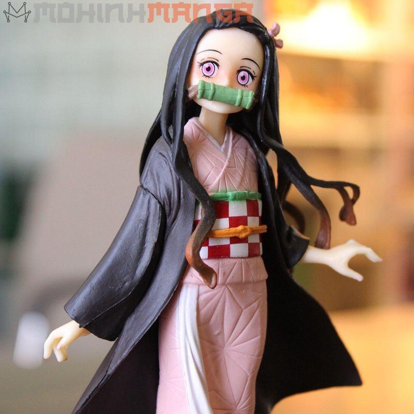 Mô hình nhân vật Nezuko Kamado (nhân vật là em gái Tanjiro) figure Kimetsu no Yaiba Thanh Gươm Diệt Quỷ Cứu Nhân