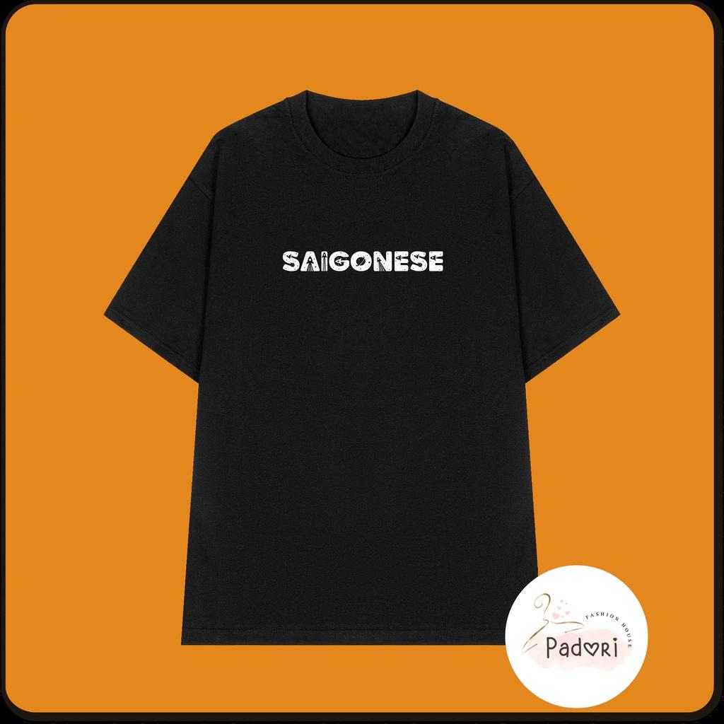 Áo thun unisex nam nữ Saigonese cotton