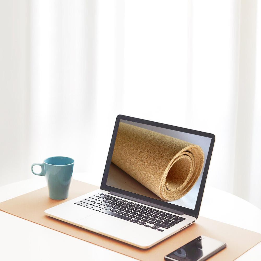 Tấm lót chuột Natural Cork Texture Desk Mat chống thấm nước,chống bụi kích thước lớn