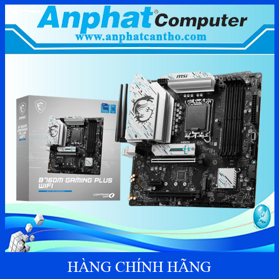 Bo mạch chủ Main MSI B760 GAMING PLUS WIFI Socket LGA 1700 - Hàng Chính Hãng
