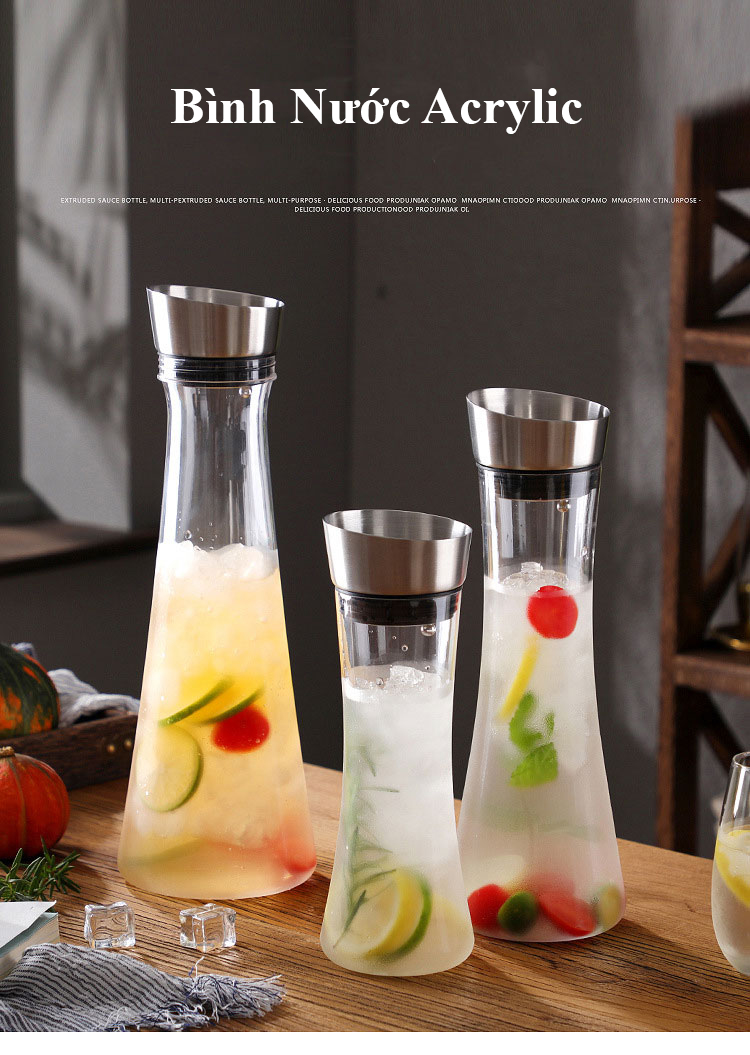 Bình Nước Nhựa Acrylic Tiện Lợi