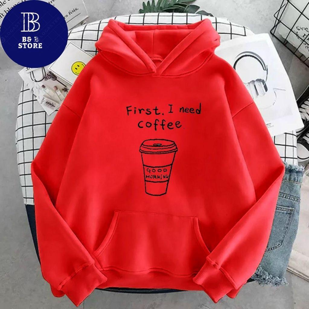 ÁO KHOÁC HOODIE NỈ UNISEX COFFEE FORM RỘNG NAM NỮ NHIỀU MÀU CỰC ĐẸP