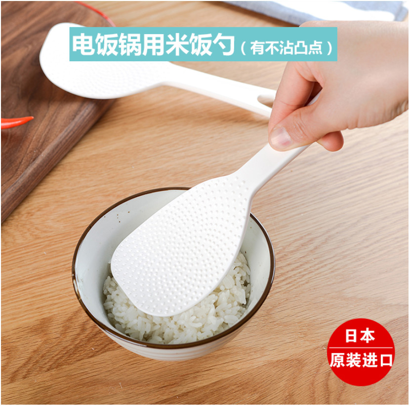 Muôi xới cơm kháng khuẩn dáng đứng Echo Metal 18cm - Made in Japan
