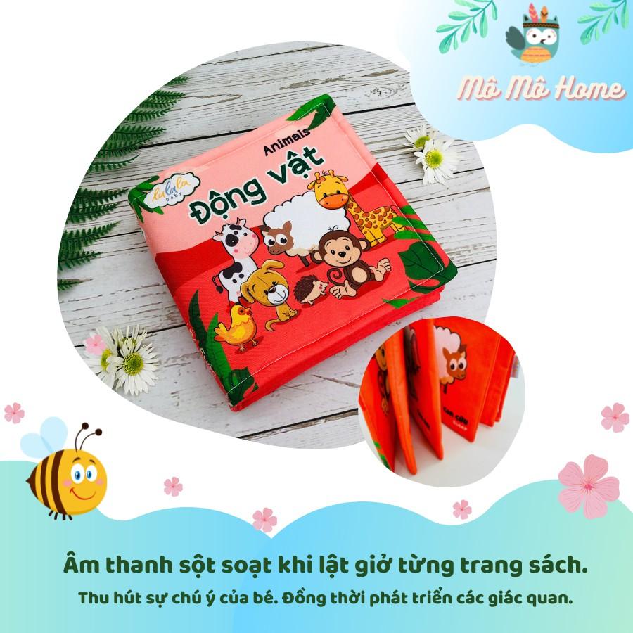 Bộ 8 cuốn Sách vải cho bé kích thích đa giác quan: My very first book/ Cuốn sách đầu tiên của bé