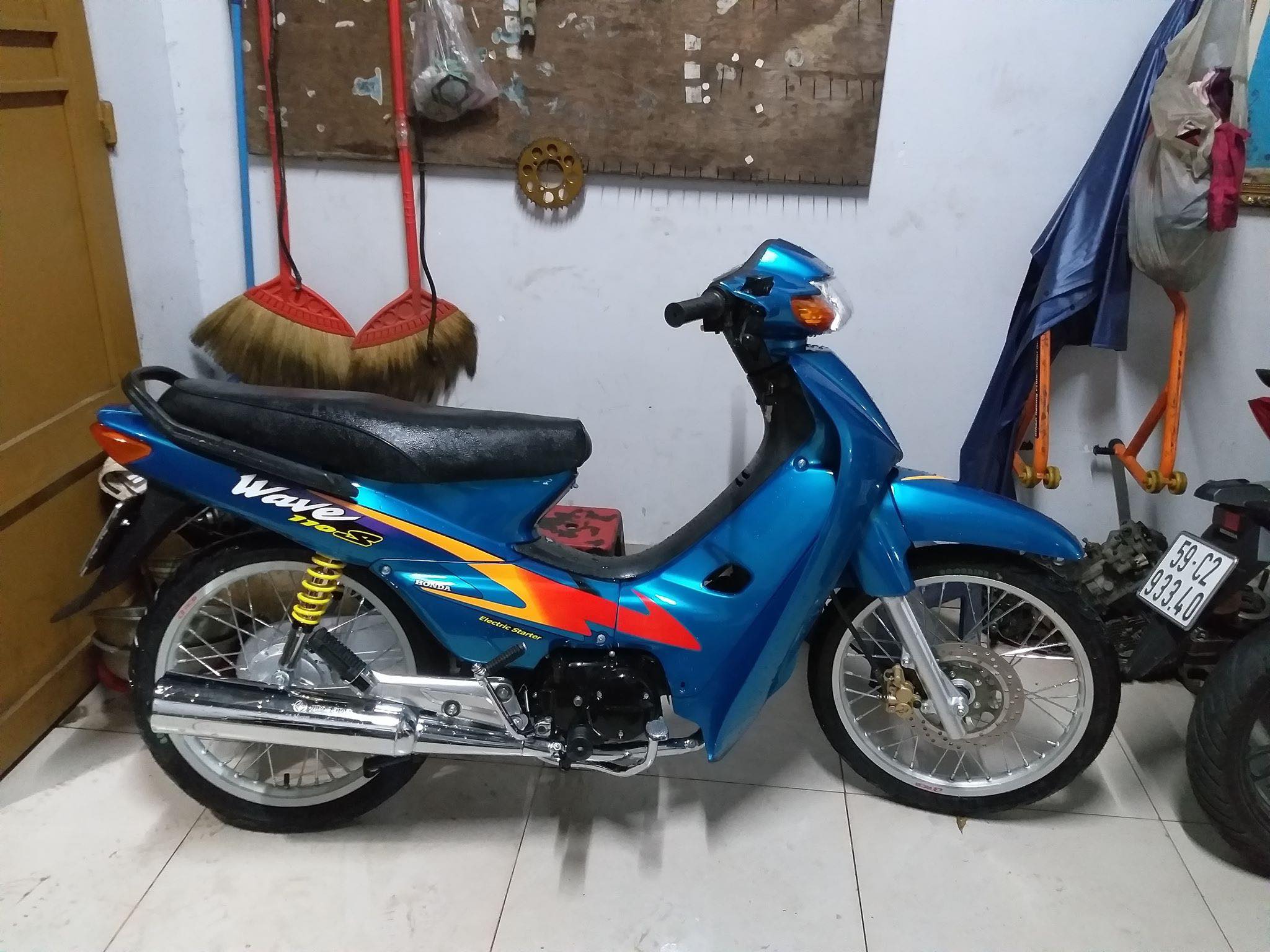 Dàn áo dành cho Honda Wave nhỏ loại 1 màu Xanh Ngọc