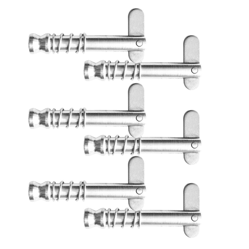 6x Bạc Mềm Inox 316 Cao Cấp Thuyền Phát Hành Nhanh Pin Sàn Tàu Bản Lề