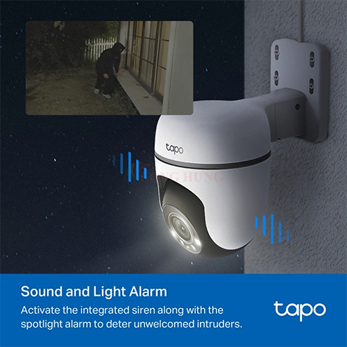 Camera ngoài trời TP-Link Tapo Outdoor Pan/Tilt Home Security Wifi 1080p Full HD TC40 - Hàng chính hãng