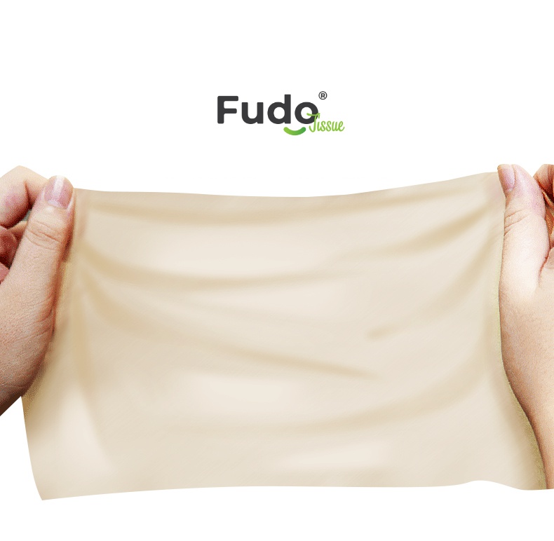 Khăn giấy tre Fudo - 12 gói giấy ăn (3 Túi): 100% bột tre, không tạo mùi, không tẩy trắng