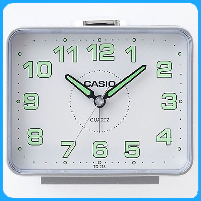 Đồng Hồ Để Bàn Casio TQ-218-8DF Báo Thức - Cỡ To - Kích Thước Vỏ  ( 9 ×10.7 × 6 cm )