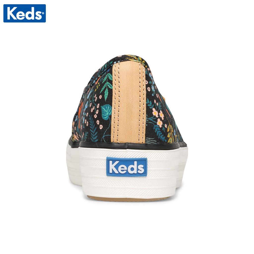 Giày Thể Thao Nữ, KEDS Triple Decker Rpc Wld Blk Black KD060998