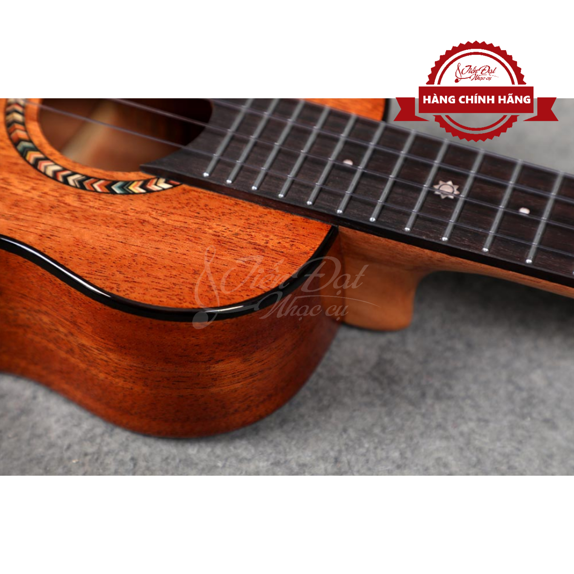 Đàn Ukulele Concert SQOE SQ UK-2410C, Gỗ Mahogany Nguyên Tấm Cao Cấp, Kèm Quà Tặng - Hàng Chính Hãng