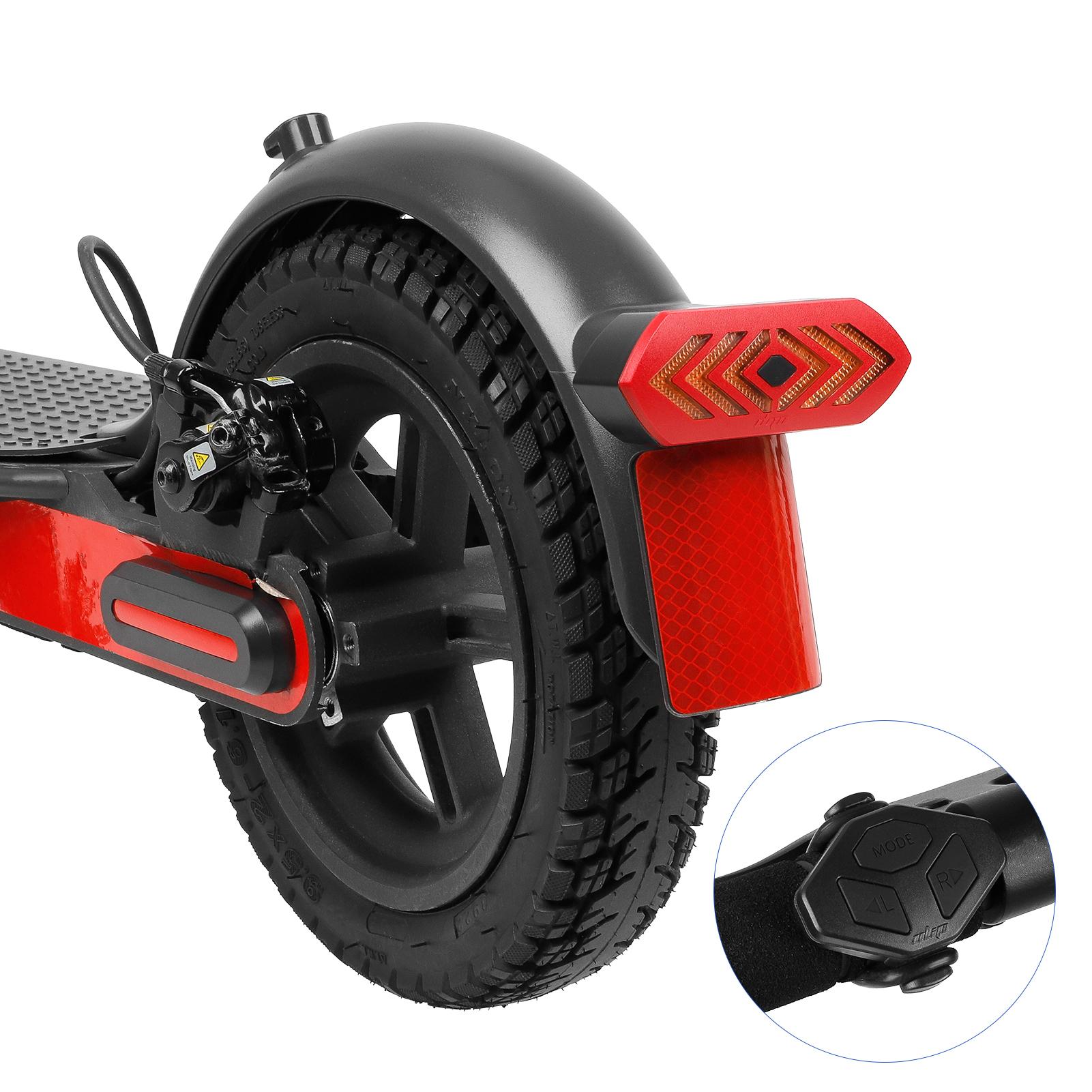 Electric Scooter Tail Light with Turn Signals Wireless Remote Control Scooter Rear Light Safety Warning Taillight Brake Light for Xiaomi Electric Scooters