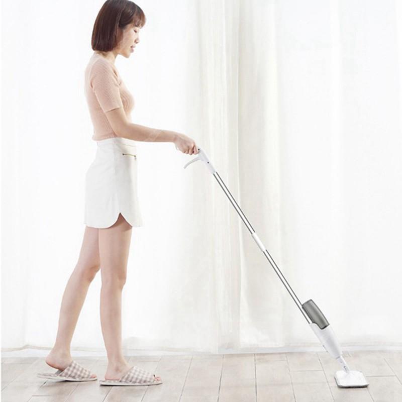 Cây Lau Sàn Phun Nước AURORA Water Spray Mop, Chổi Lau Sàn 2 in 1 Xoay 360 độ thông minh