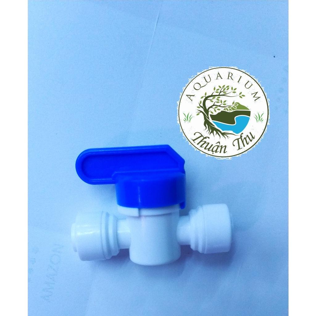 Van khóa nối 2 đầu phi 6mm và van khóa ren nối RN 21/6
