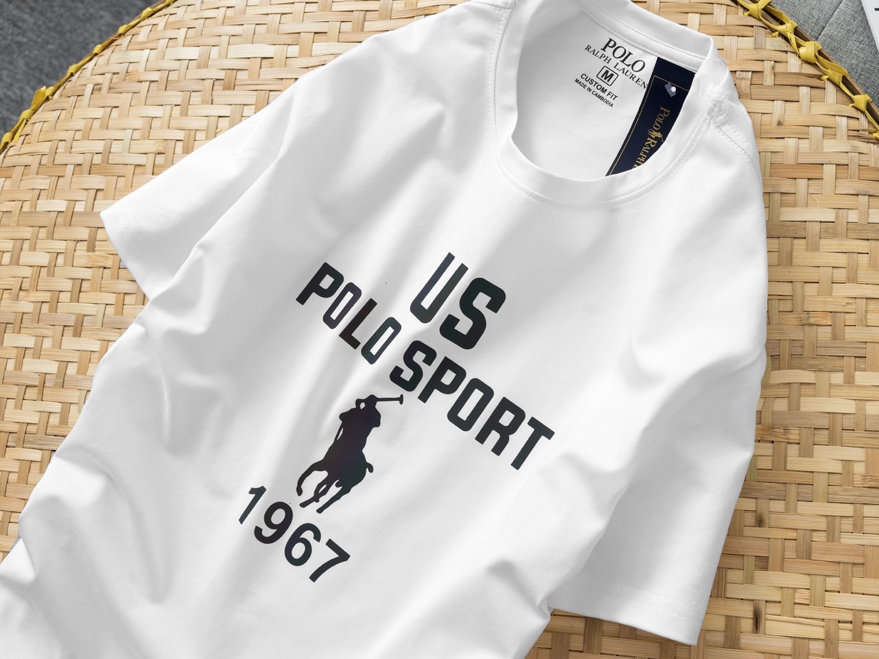 Áo thun polo con ngựa nam cổ tròn ngắn tay cotton cao cấp relaxstore
