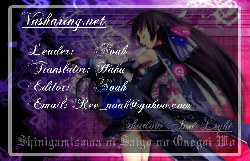 shinigami-sama ni saigo no onegai wo chapter 3 1