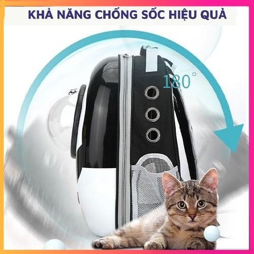 Balo thú cưng 10kg chó mèo giá rẻ địu phi hàng gia trong suốt, Balo vận chuyển chó mèo trong suốt thời trang