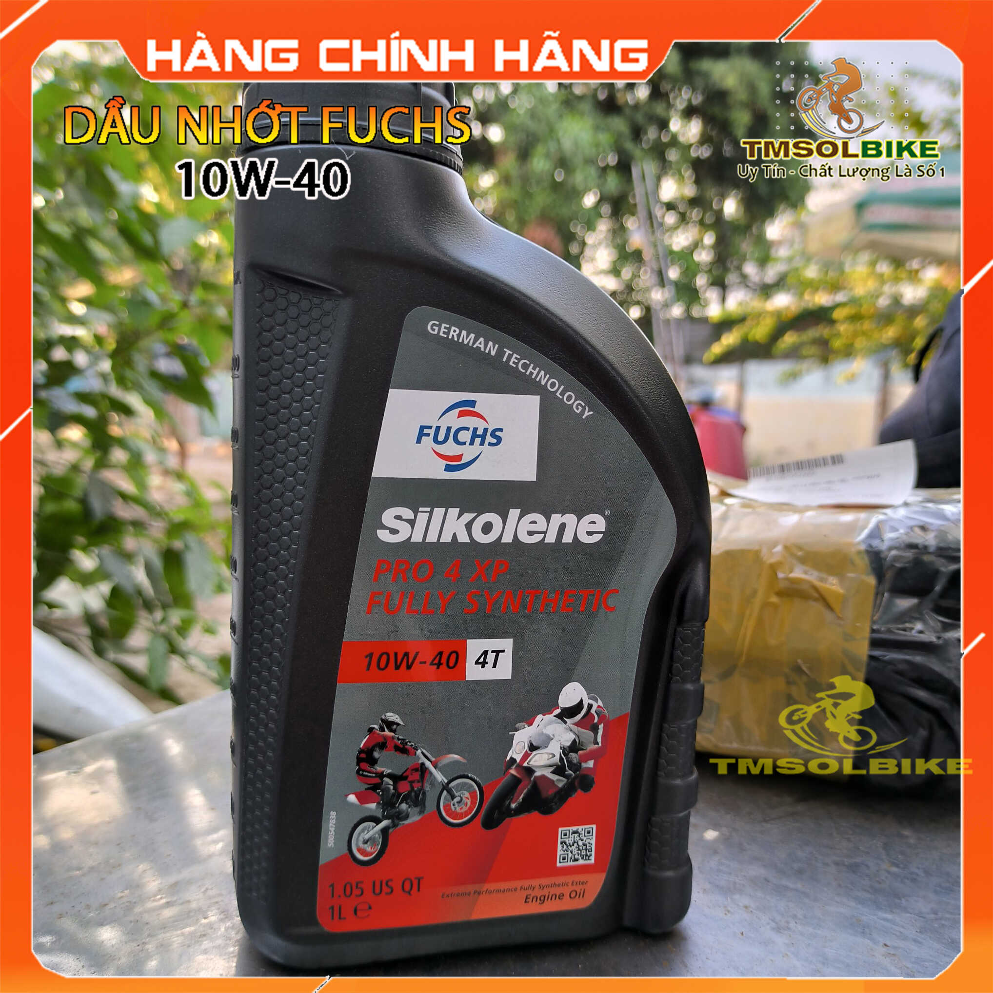 Dầu Nhớt Cao Cấp Fuchs Silkolene 10W-40 Êm mát máy, Bảo vệ động cơ