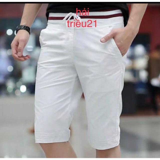 Quần short kaki nam lưng thun size 28-34
