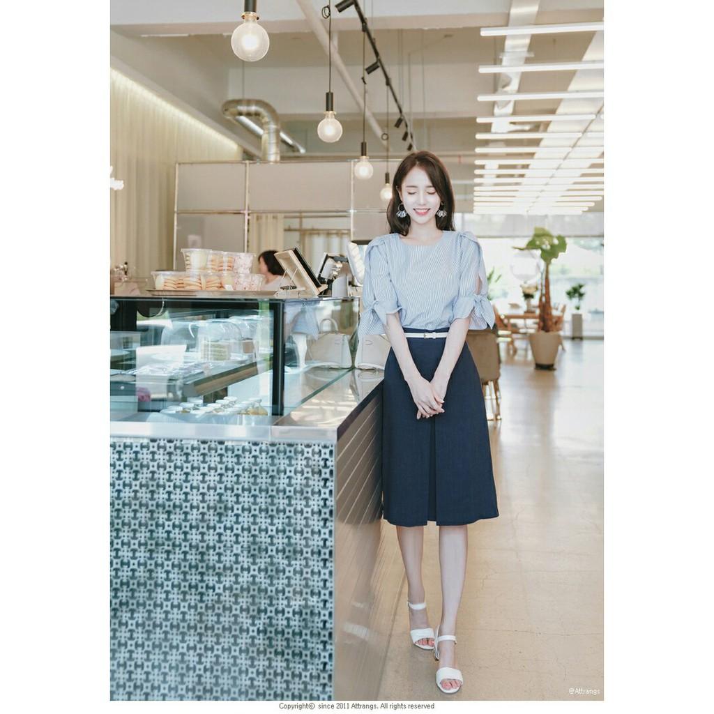 ÁO KIỂU NƠ TAY XINH XẮN