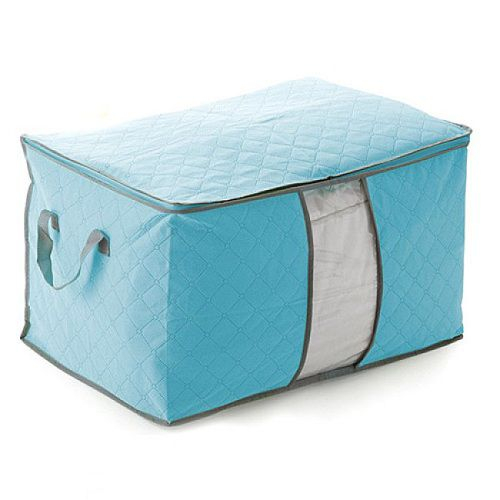 COMBO Túi Vải Đựng Chăn Màn Khung Sắt Siêu Bền Kèm Túi Chăn Gấp Gọn - Tặng 1 móc treo khóa
