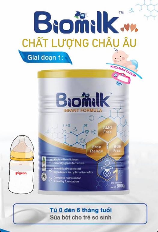 Sữa Biomilk Follow-On Formula Úc Dinh Dưỡng Cho Bé Từ 6-12 Tháng Tuổi