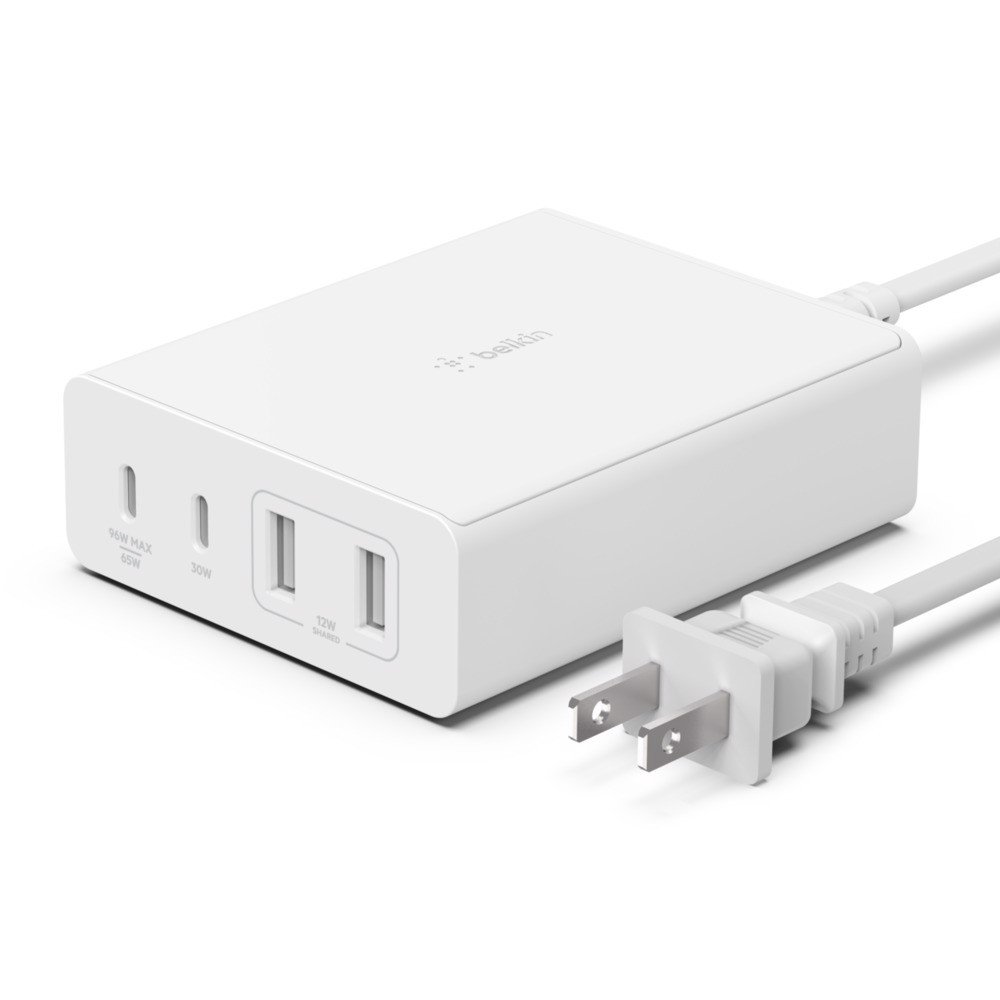 Hình ảnh Sạc BOOST↑CHARGE PRO Belkin 108W GaN - 2 USB C PD và 2 USB A - Hàng chính hãng