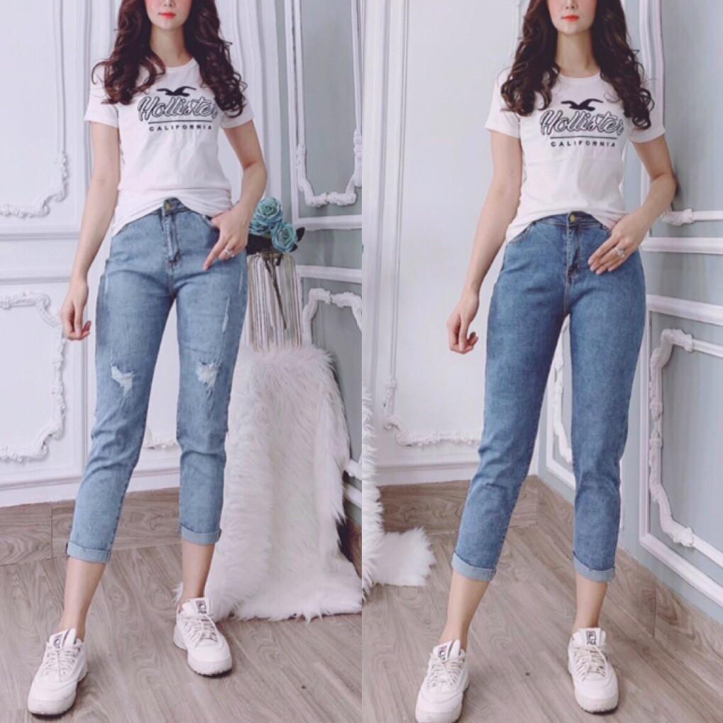 Quần jean nữ lưng thun co giãn JBG1232