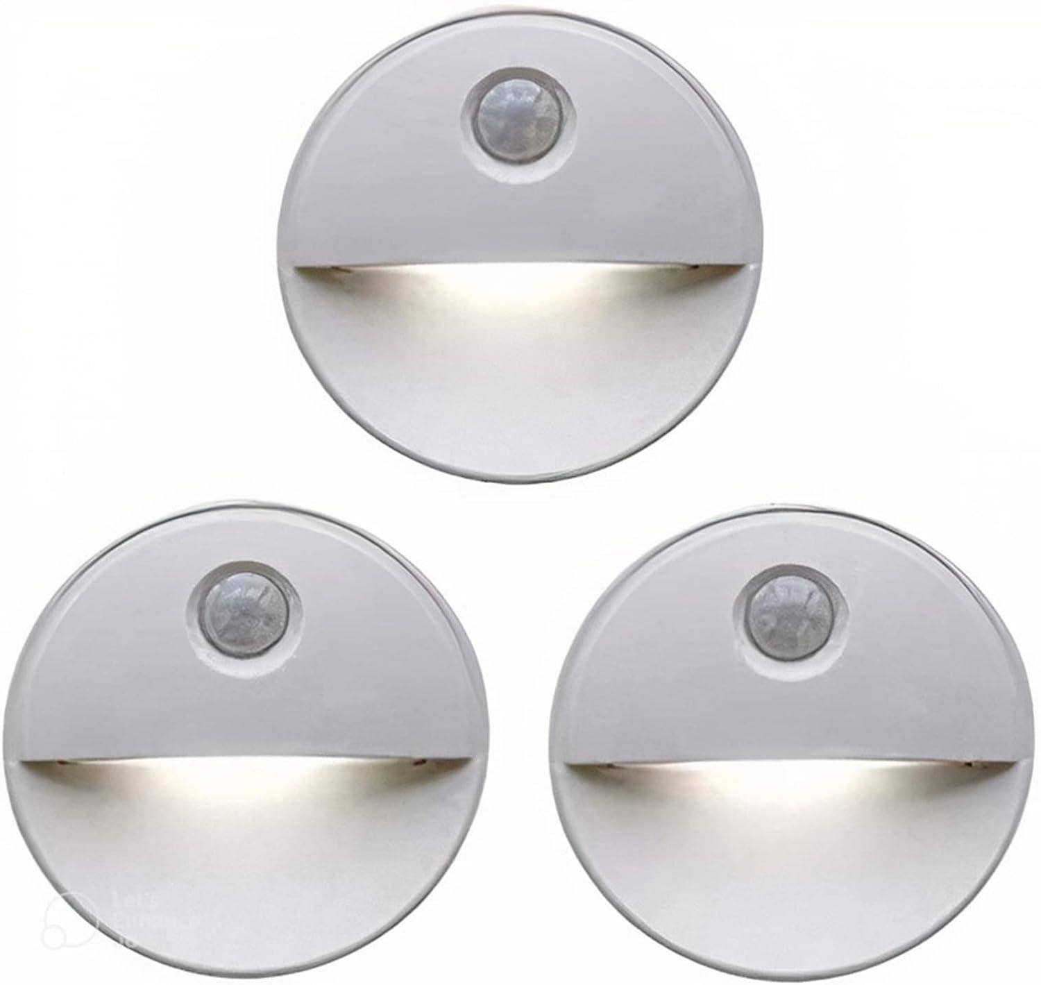 Đèn ngủ LED, Đèn cảm biến chuyển động trong nhà, Đèn LED kết dính không dây, Hoạt động bằng pin, Hoàn hảo cho nhà bếp LED, tủ, phòng tắm, Đèn LED cảm biến chuyển động cầu thang