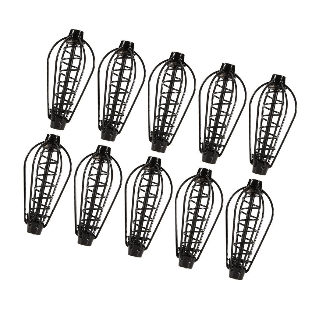 10X Metal Fishing  Cages  Cage  Fishing Basket Feeder Holder