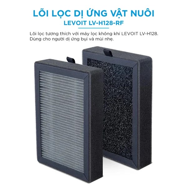 Lõi lọc diệt khuẩn cho máy lọc không khí Levoit LV-H128-RF - Hàng chính hãng