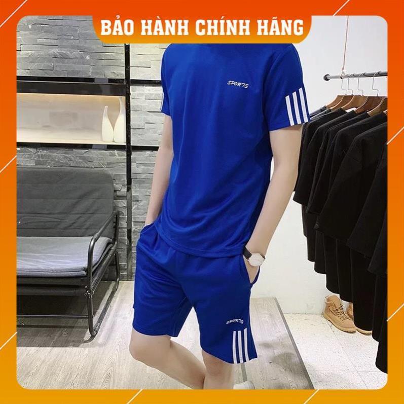Bộ Thể Thao Nam phối sọc nhiều màu vải thun lưới mè thoáng mát, SÉT ĐỒ ÁO QUẦN ĐÙI LỮNG MẶC , bộ đồ mặc nhà hàn quốc thấm hút mồ hôi