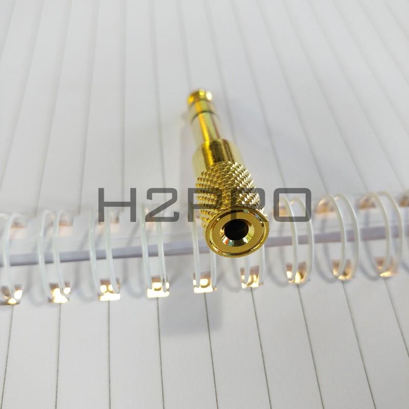 Khẩu chuyển từ Jack âm thanh 3.5mm ra 6 ly loại tốt bằng đồng