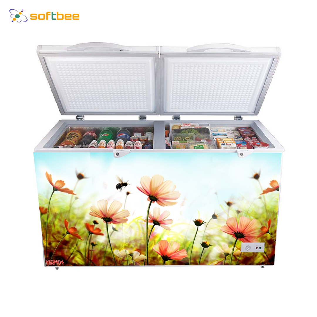 Miếng dán tủ đông ngang, chất liệu decal chống nước, có sẵn keo mặt sau, độ bám dính tốt, kích thước 0.9m x 1.5m / miếng