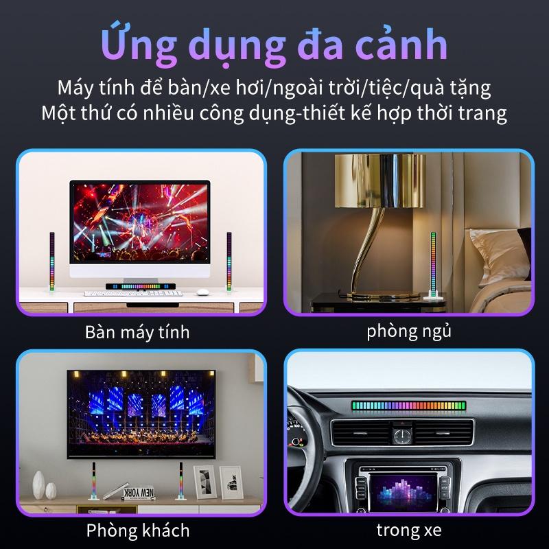 [HÀNG CHÍNH HÃNG GOOJODOQ] IH1050 - Đèn RGB kích hoạt bằng giọng nói