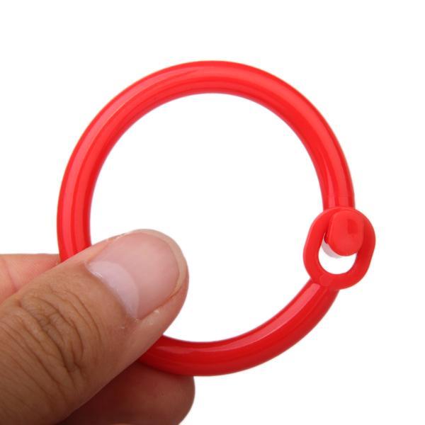 Book Ring, 20 per Pack, Red