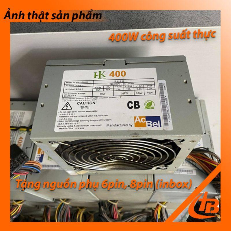 Nguồn Cho Máy Tính Acbel 400w (tặng nguồn phụ 6pin)  - Hàng Chính Hãng