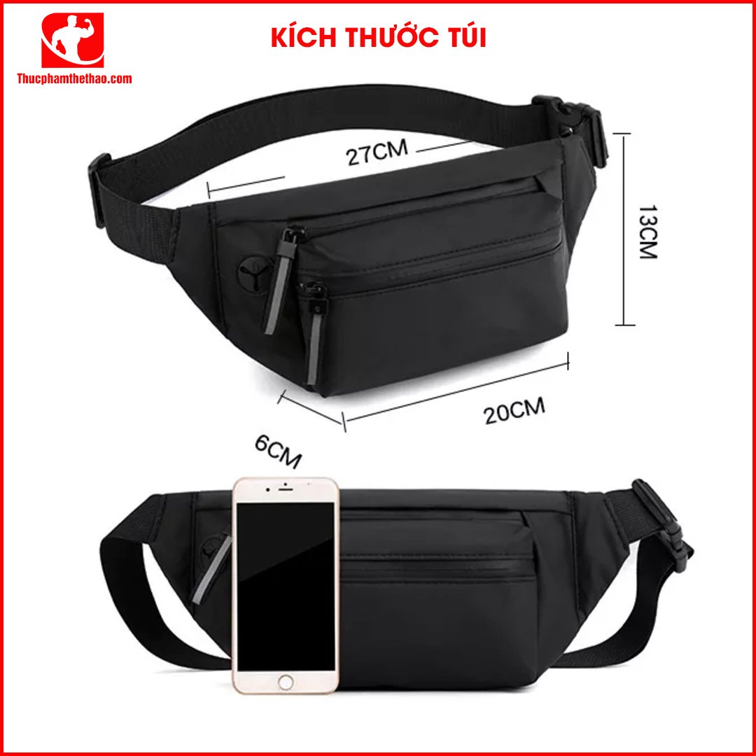Túi Đeo Chéo TC Sport Unisex, Chất Liệu Cao Cấp, Siêu Nhẹ, Chống Nước, Thiết Kế Ngăn Rộng Rãi, Nhiều Kiểu Đeo