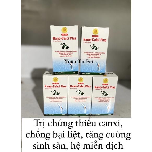 Dung Dịch Uống Bổ Sung Canxi Dạng Uống Cho Chó Mèo Nano-Calci Plus Wins Group 20ml