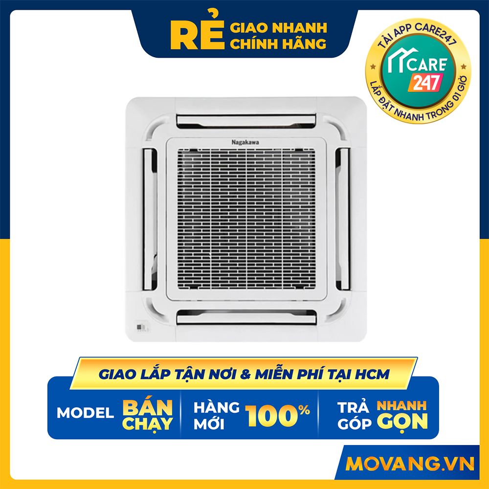 Máy lạnh Âm Trần Nagakawa 18000Btu 1 Chiều NT-C18R1M03 - Hàng chính hãng - Chỉ giao HCM