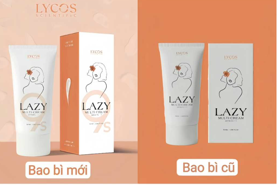 Kem Lười Căng Bóng Lycos 3in1 Kem lười 9S LAZY MULTI CREAM LYCOS: trắng hồng, Căng bóng, Chống nắng