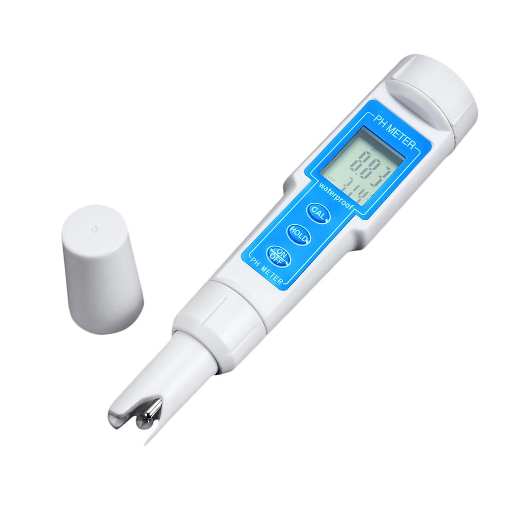 PH Level Test Pen Electrode Sensor Reader pH Meter Pond Life Water Lab Use